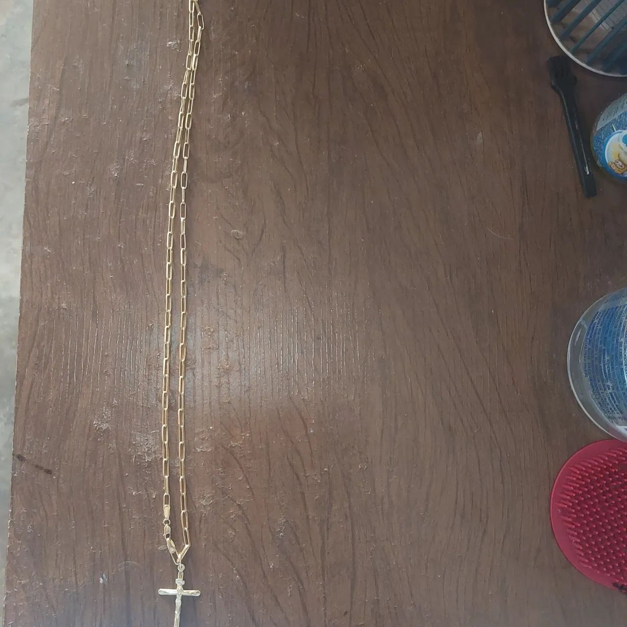 Colar de Ouro tijolinho 