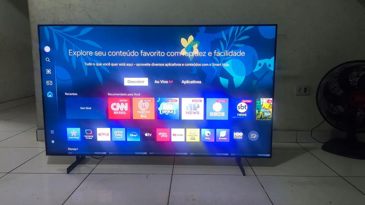 Smart TV SAMSUNG de 65 polegadas da linha Crystal UHD 4K - UN65DU8000G PARA VENDA