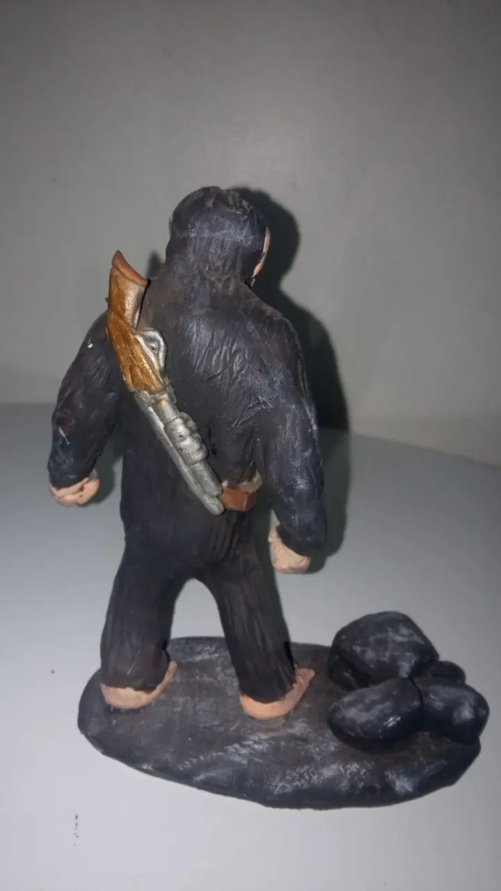 boneco César-planeta dos macacos-em biscuit - Foto 2