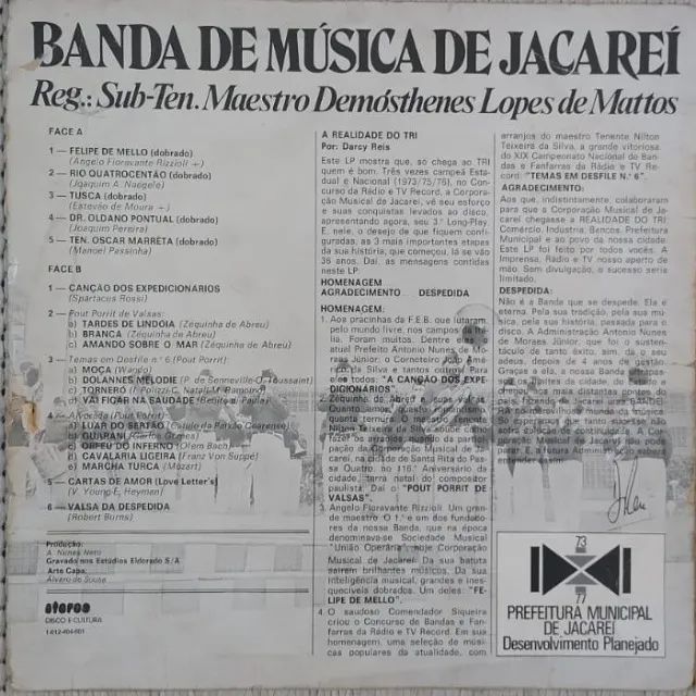LP Banda de Música de Jacareí - Foto 2