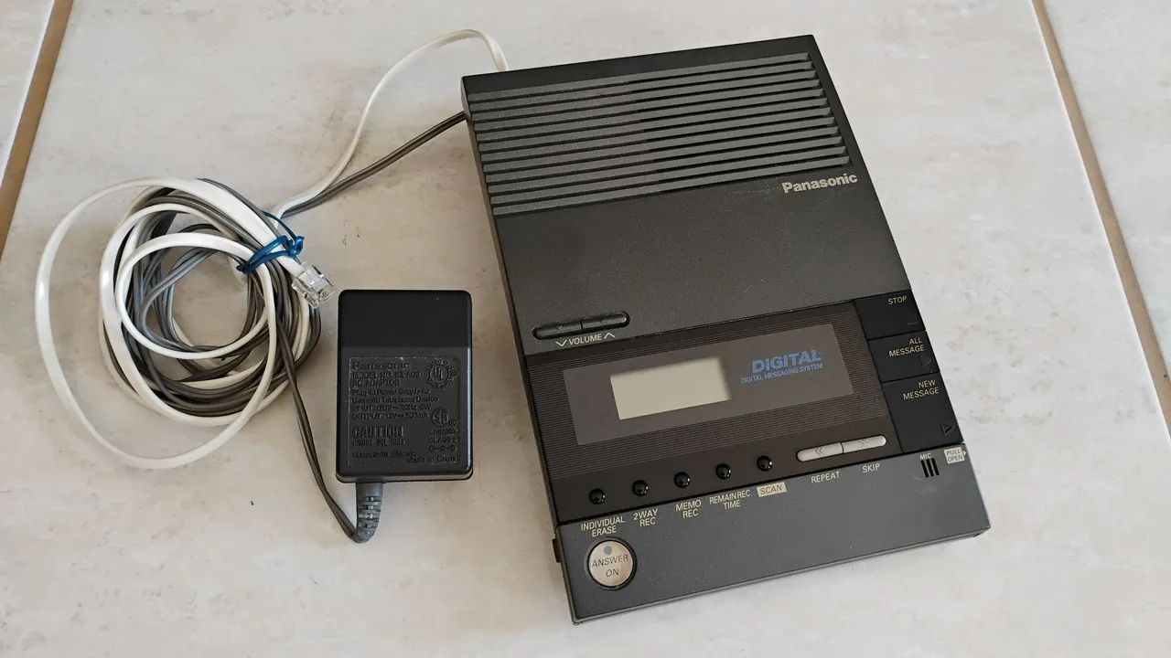 Secretaria Eletrônica Panasonic Vintage Raridade !! - Foto 2