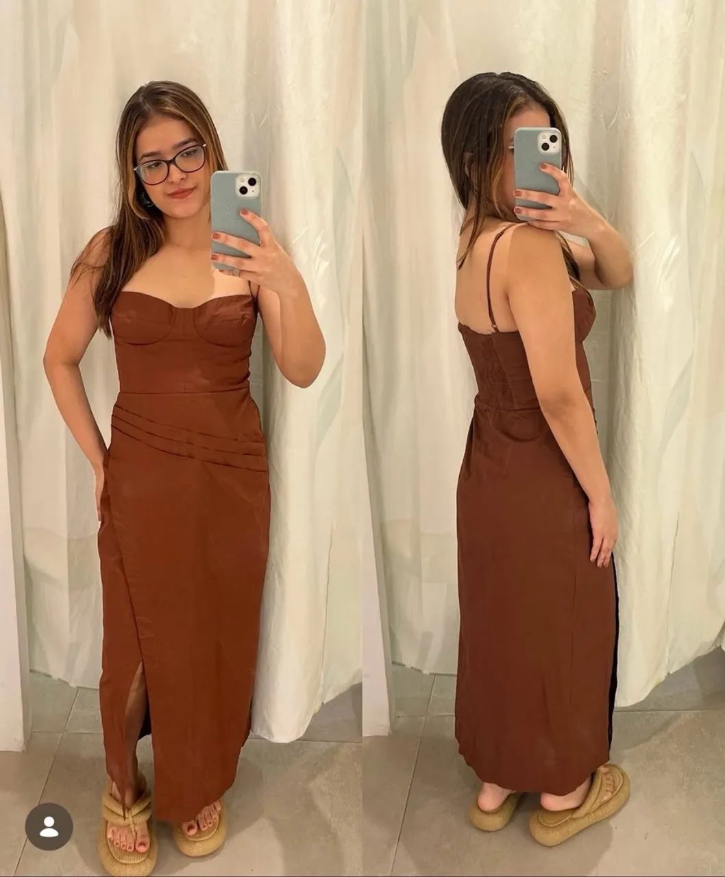 Vestido farm midi tam M - Foto 2