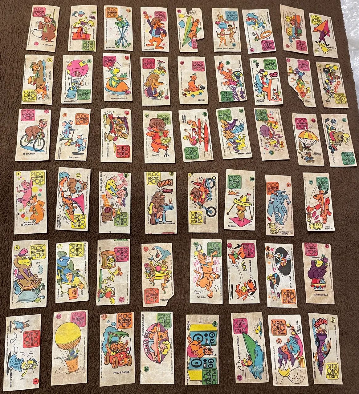 Coleção Figurinhas Ploc Super Pop Hanna Barbera -1976  - Foto 5