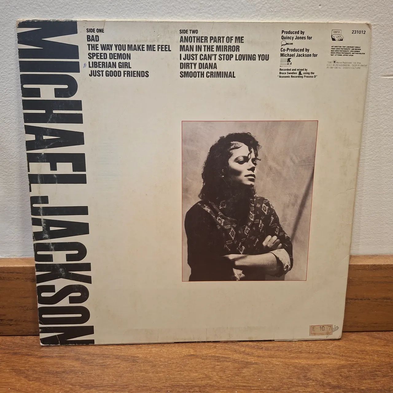 LP Bad / Michael Jackson  - Foto 2