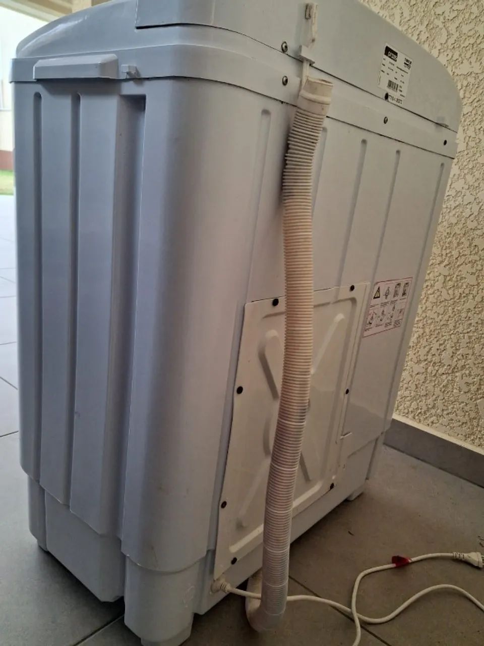 Lavadora de Roupas Twin Tub Praxis, com centrífuga (Usada) - Foto 2