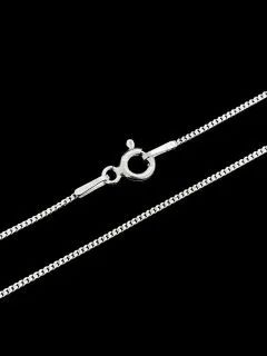 Corrente grumet 1mm -60Cm prata legítima  - Foto 2