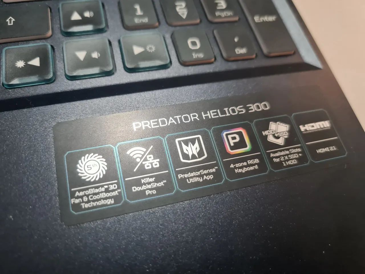 Acer Predator com Defeito c/ RTX 3060, Core i7, 4gb de Ram, Notebook Gamer / Pc gamer - Foto 4