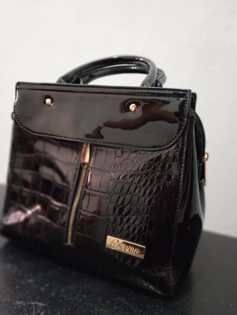 Bolsa Seven Preta Original - Nova - Foto 3