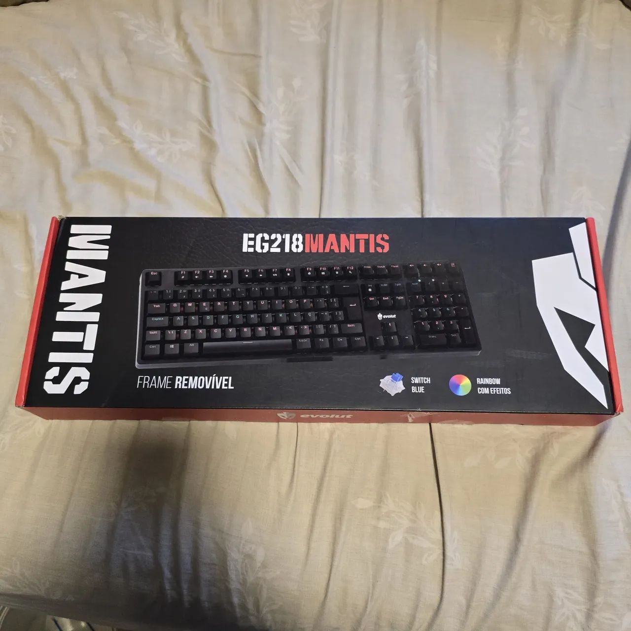 Teclado gamer switch BLUE evolut Mantis eg218 abnt2 - Foto 2