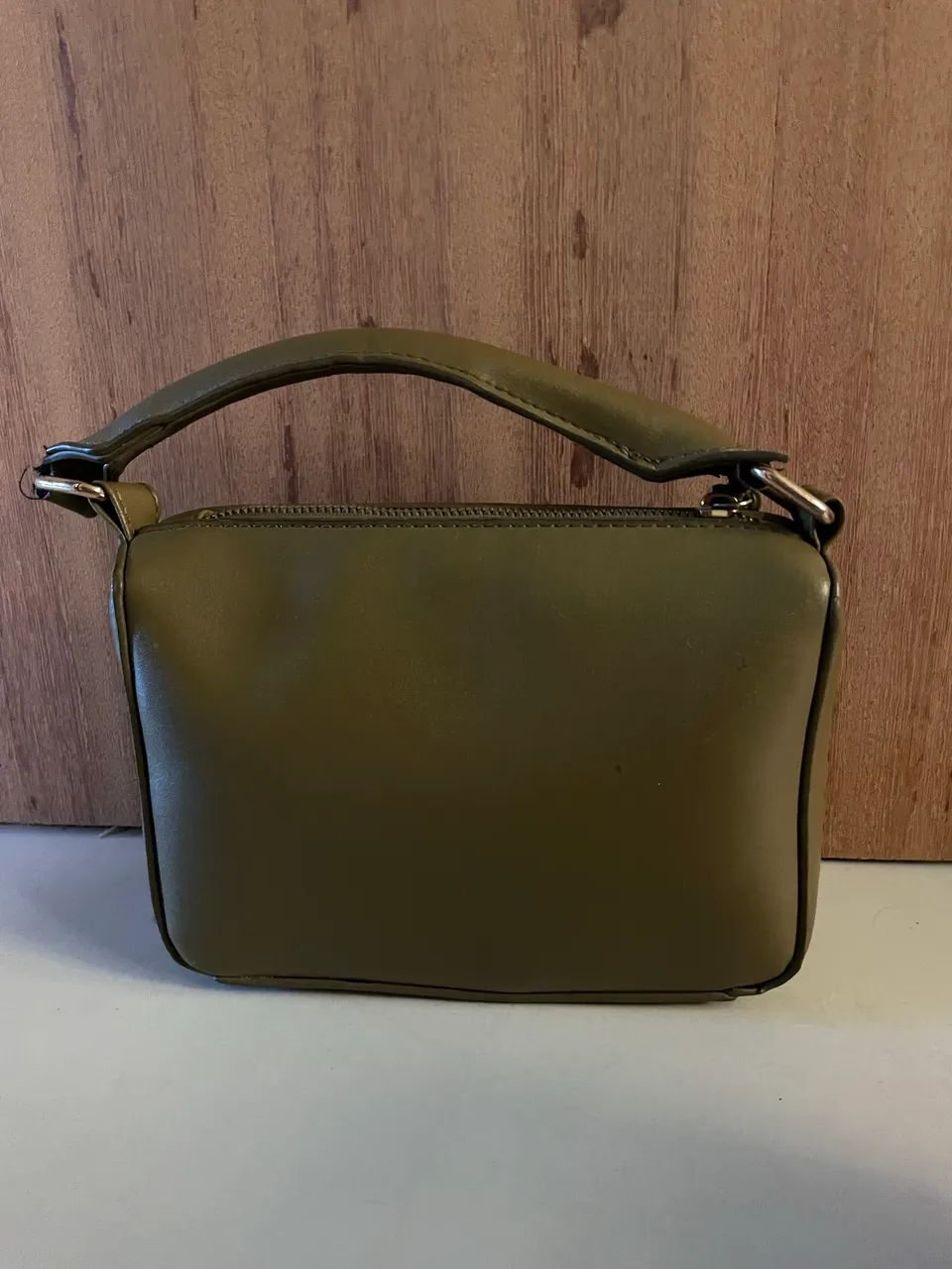 Bolsa de mão/alça verde musgo  - Foto 4