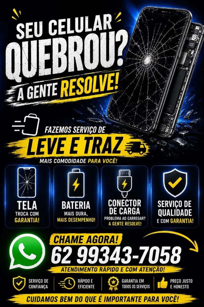  CELULAR QUEBROU? NÓS CONSERTAMOS! 