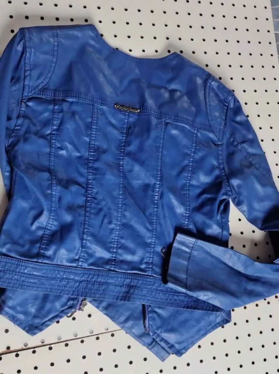 Jaqueta de courino Prefixo estilo Michael Jackson Tam P - Foto 2