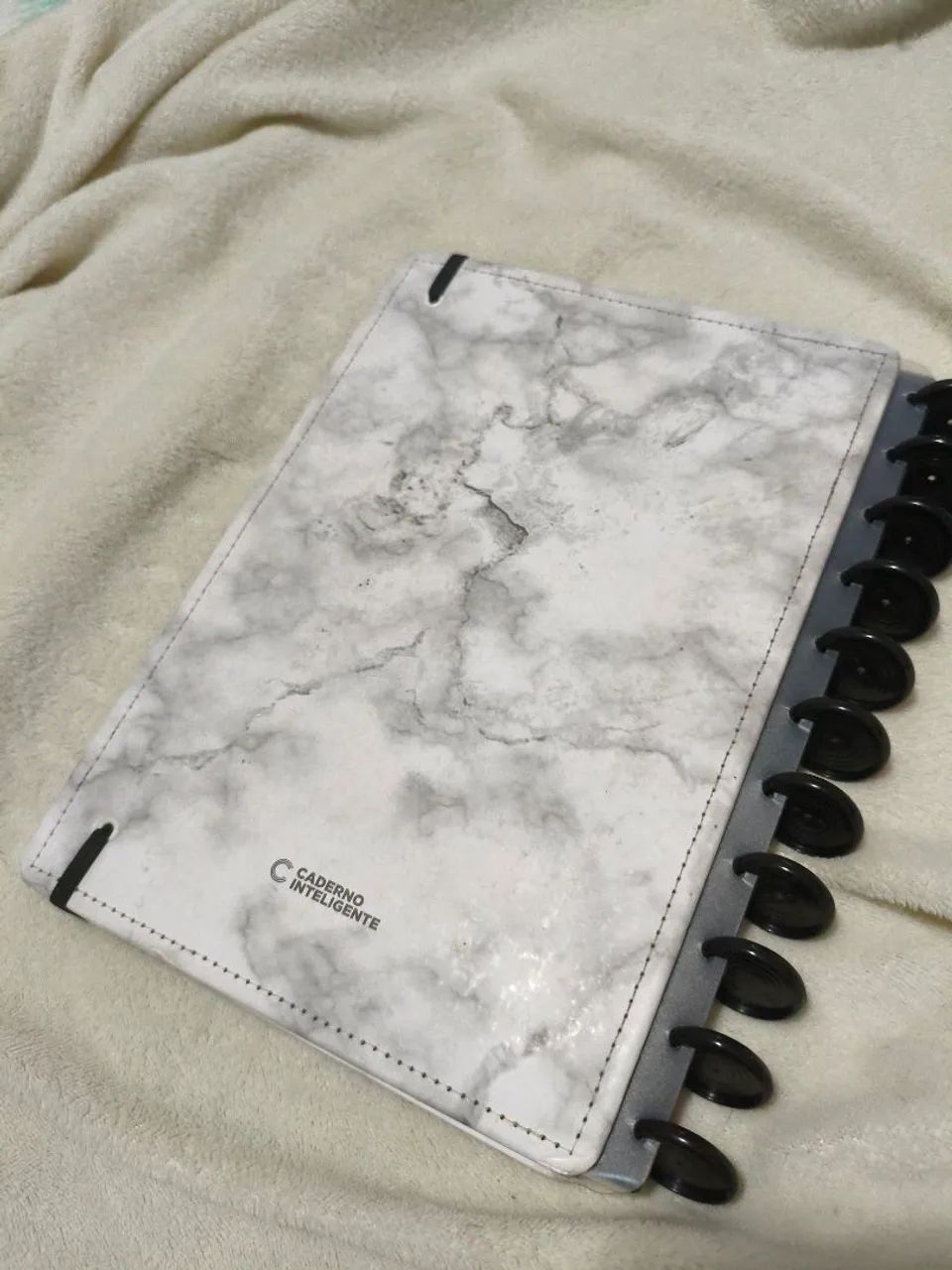 Caderno inteligente mármore branco - Foto 2