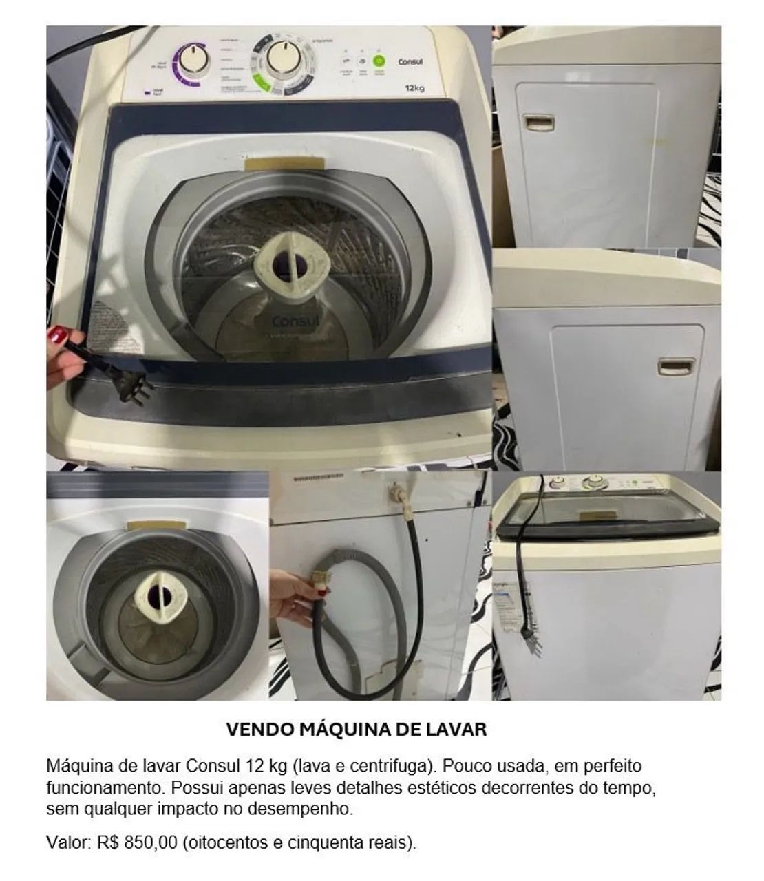 Máquina de lavar 12k