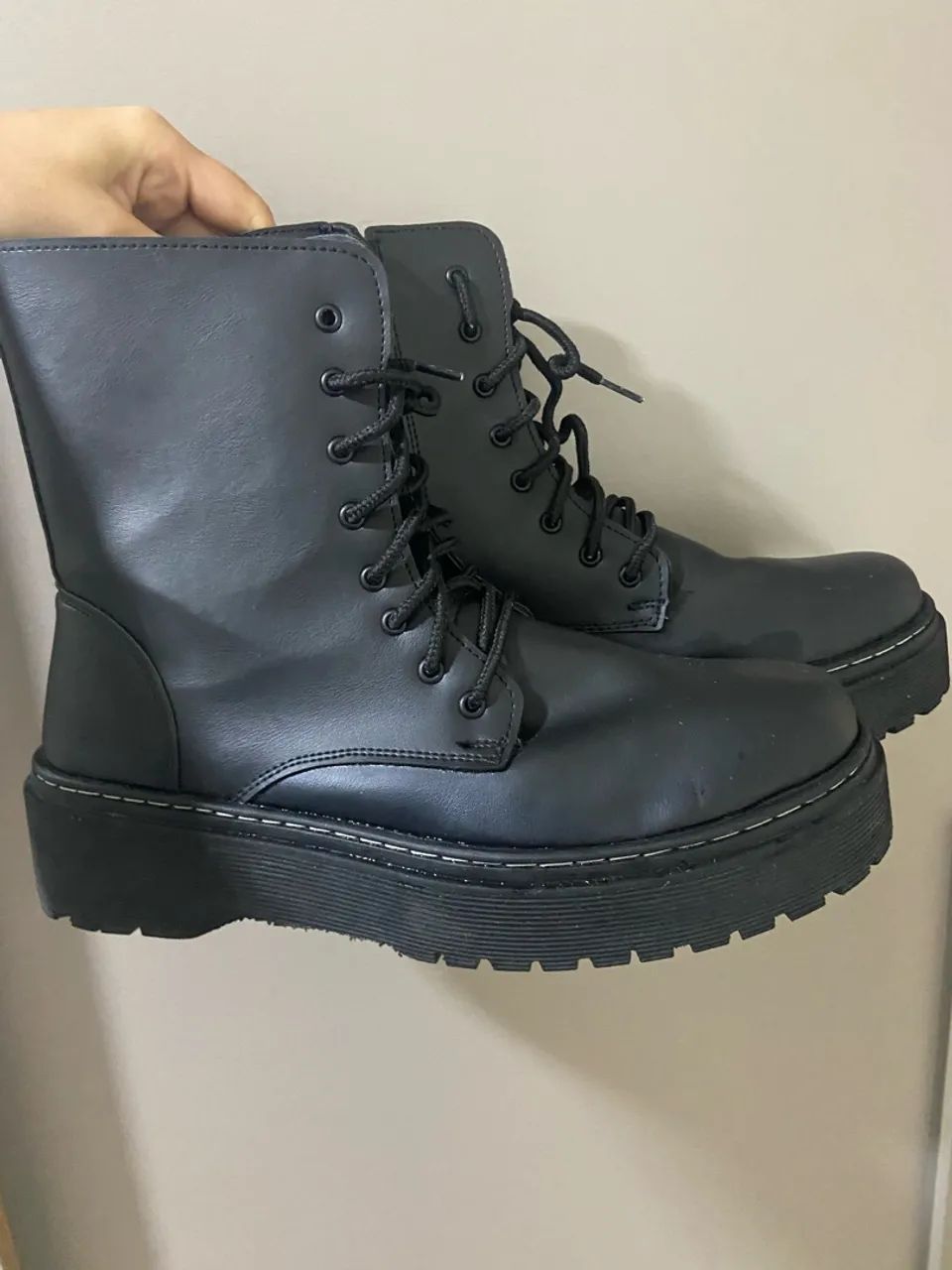 bota coturno feminina 