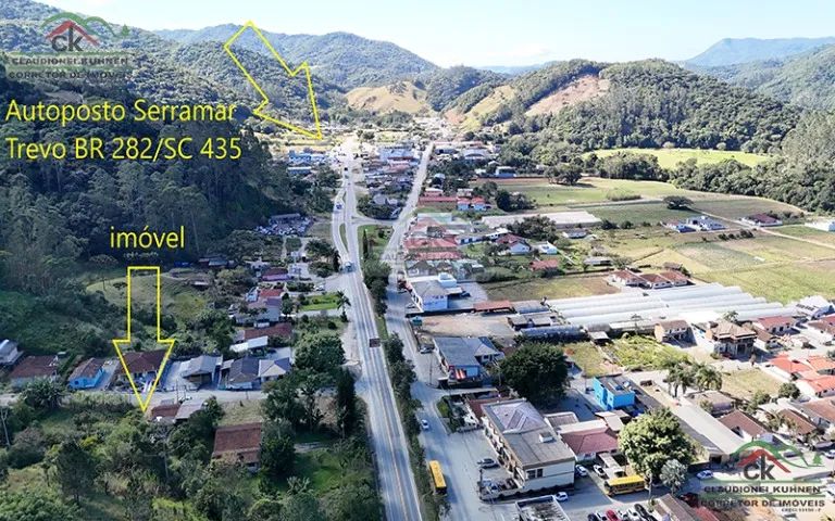 Terreno de frente para a BR 282 em Águas Mornas - Foto 2