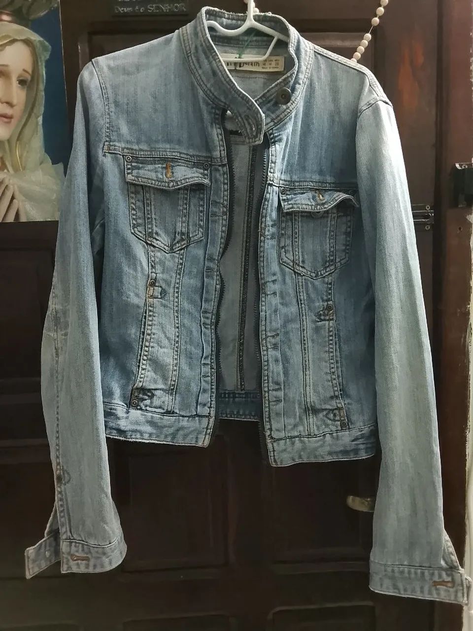 Jaqueta jeans M feminina  - Foto 2