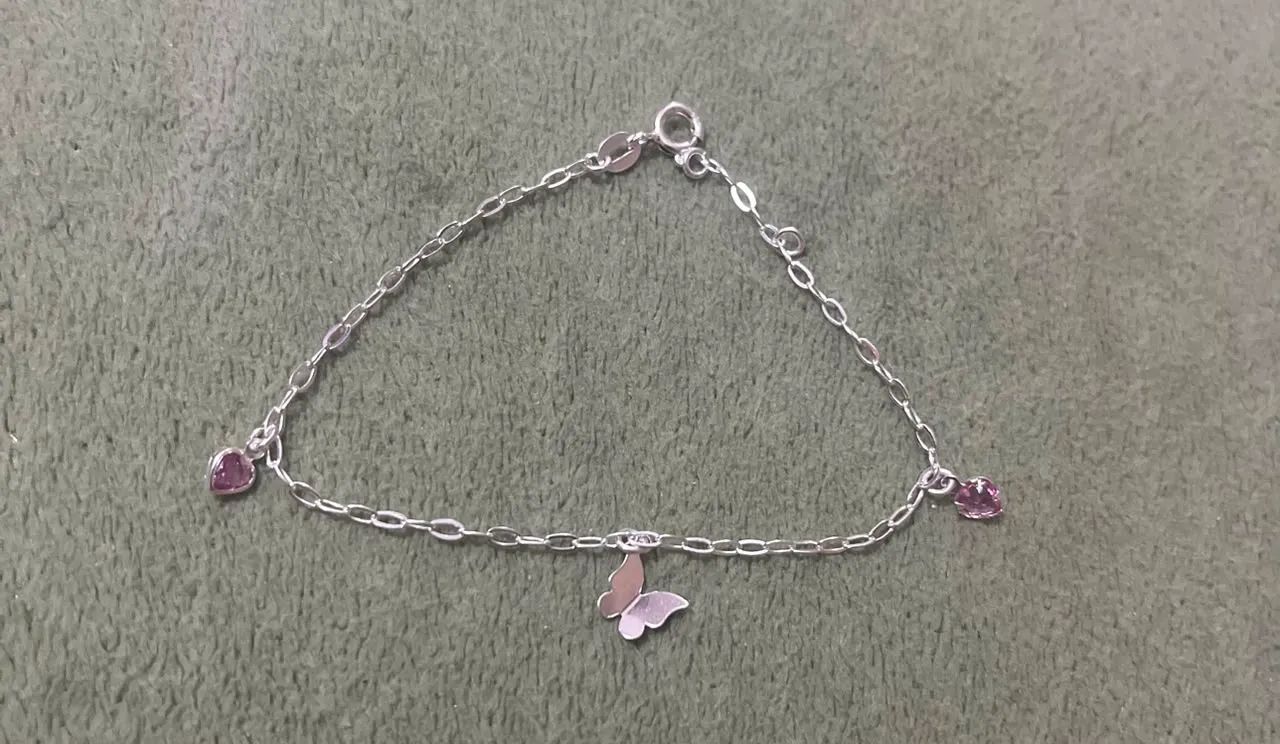 PULSEIRA PRATA 925 COM CERTIFICADO DE GARANTIA