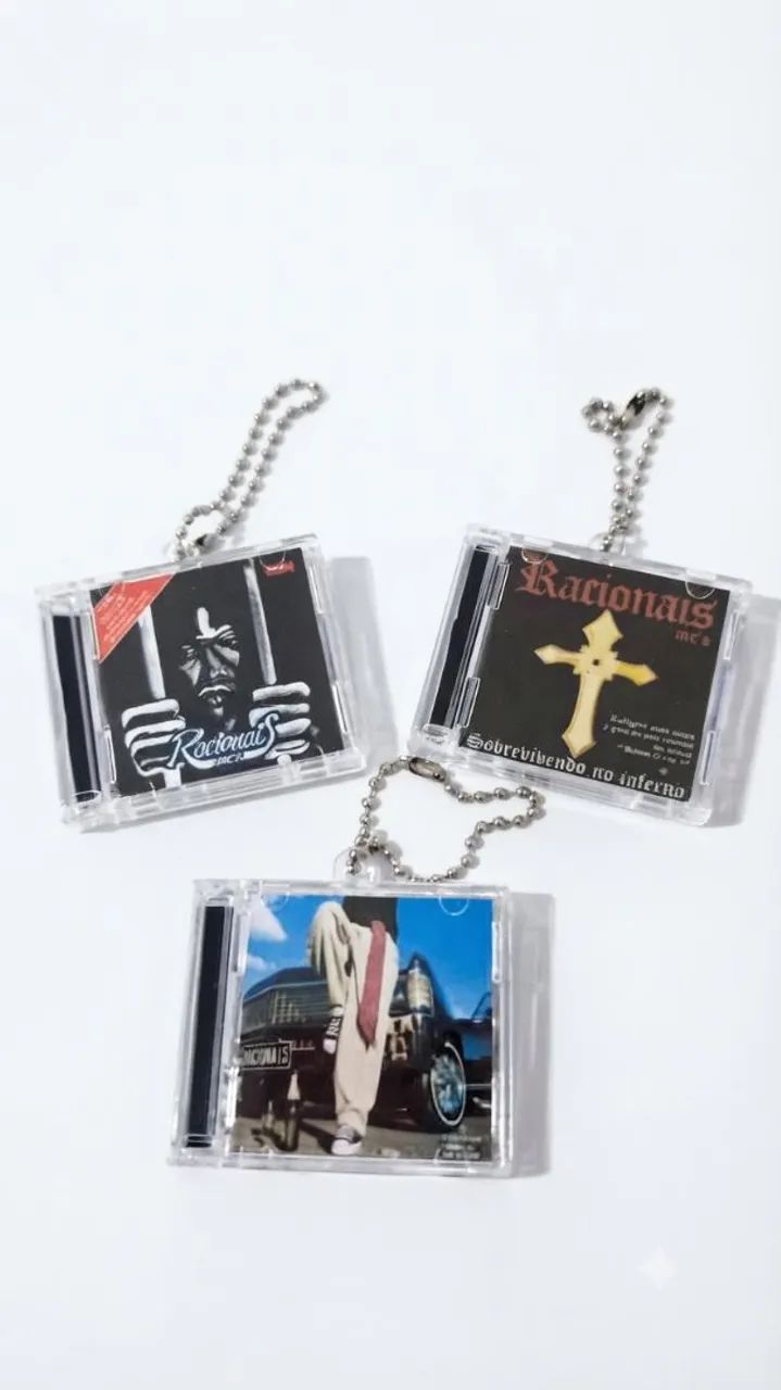 Mini cd chaveiro 