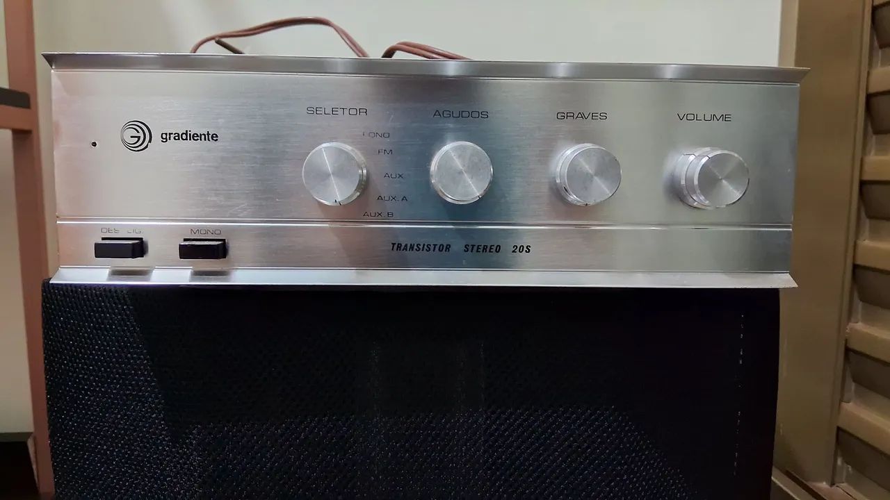 Amplificador gradiente transitor stereo 20s - Foto 2