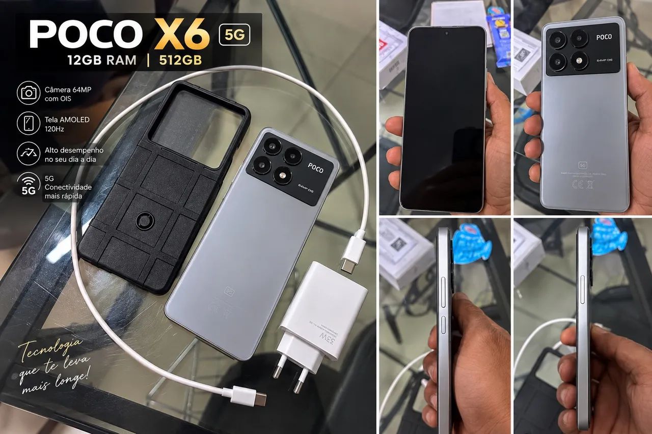 Celular Xiaomi Poco x6 pro 12/512 perfeito estado  - Foto 2
