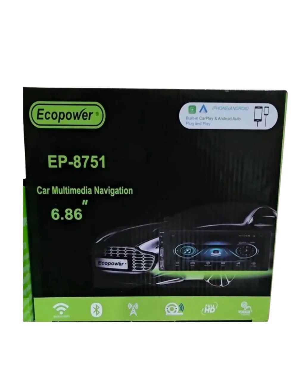 Multimídia Android EP 8751 6,68" 1Din