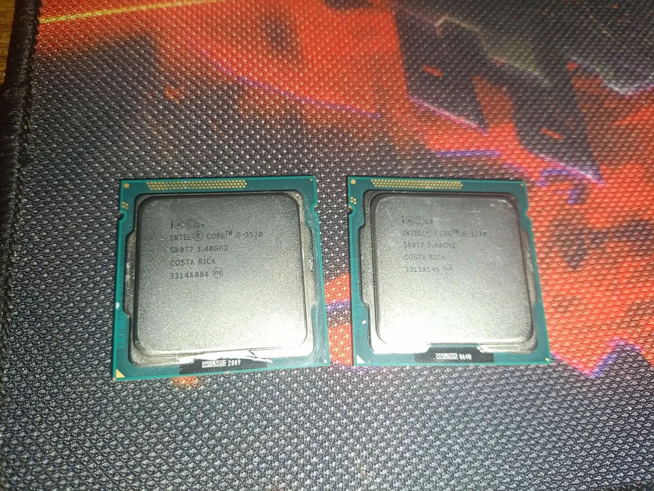 2 Processadores Intel i5 3570 socket 1155 3a ger.