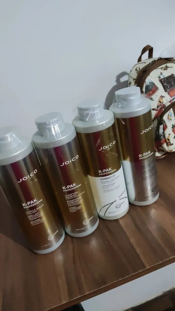 kit joico k pak reconstrutor 4 passos 1 litro cada - Foto 4