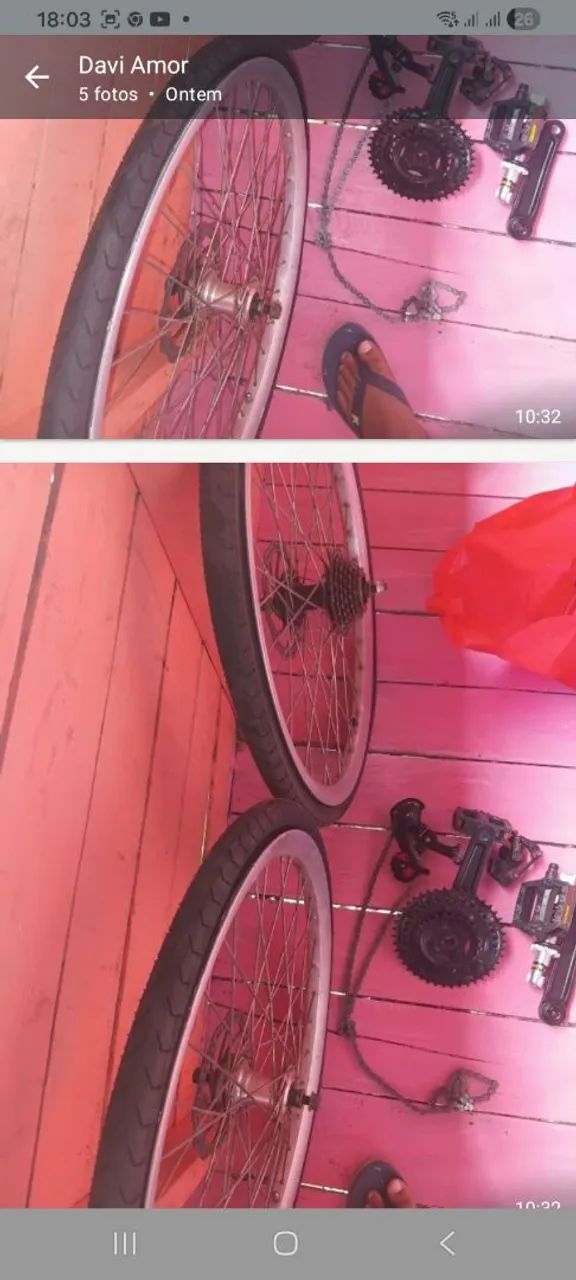 Vendo essa roda com todos  as peças  - Foto 2