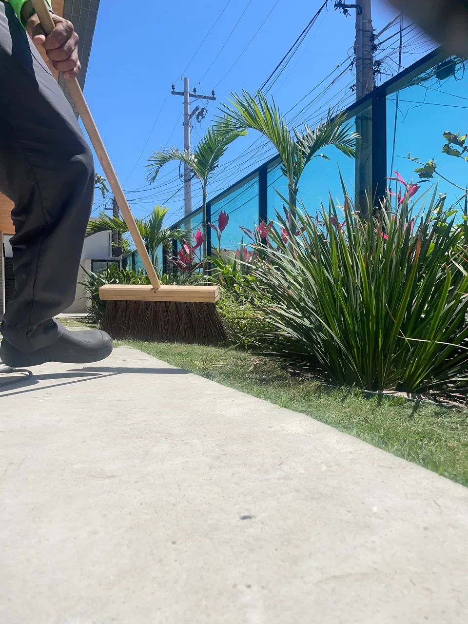 Jardim, limpeza de quintal