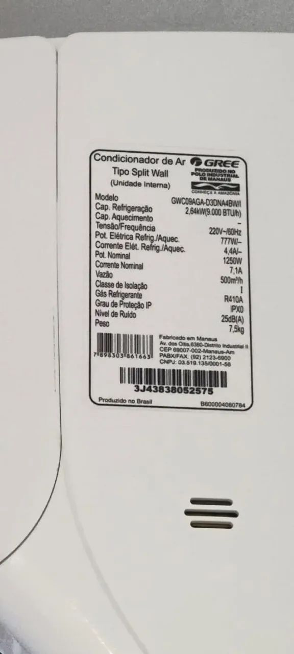 Ar condicionado 9000 btus - Foto 2