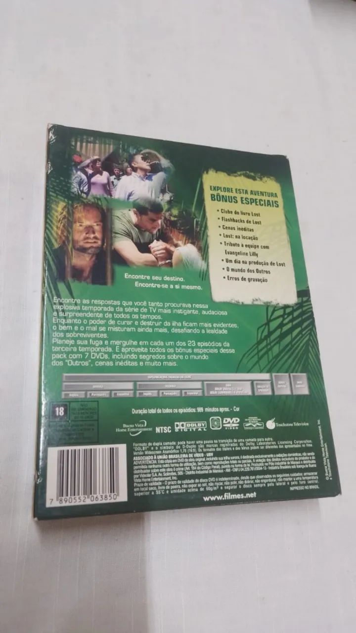 DVD Box Lost - Terceira Temporada Completa - 7 Discos ( 25327 ) - Foto 2