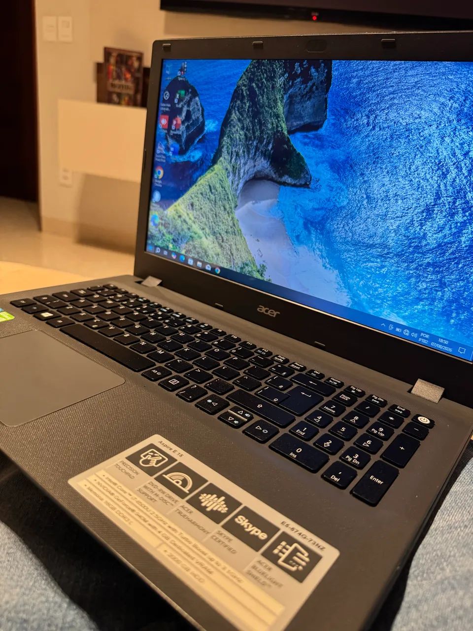Notebook acer com nvidia geforce