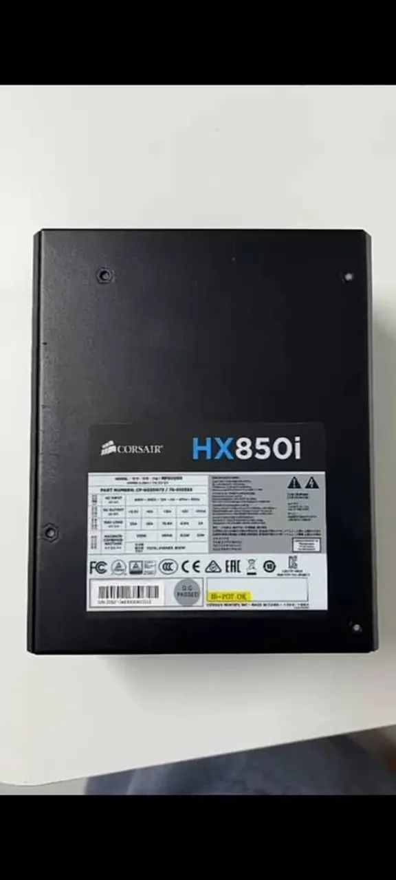 Fonte Corsair hx850i modular Platinum - Foto 5