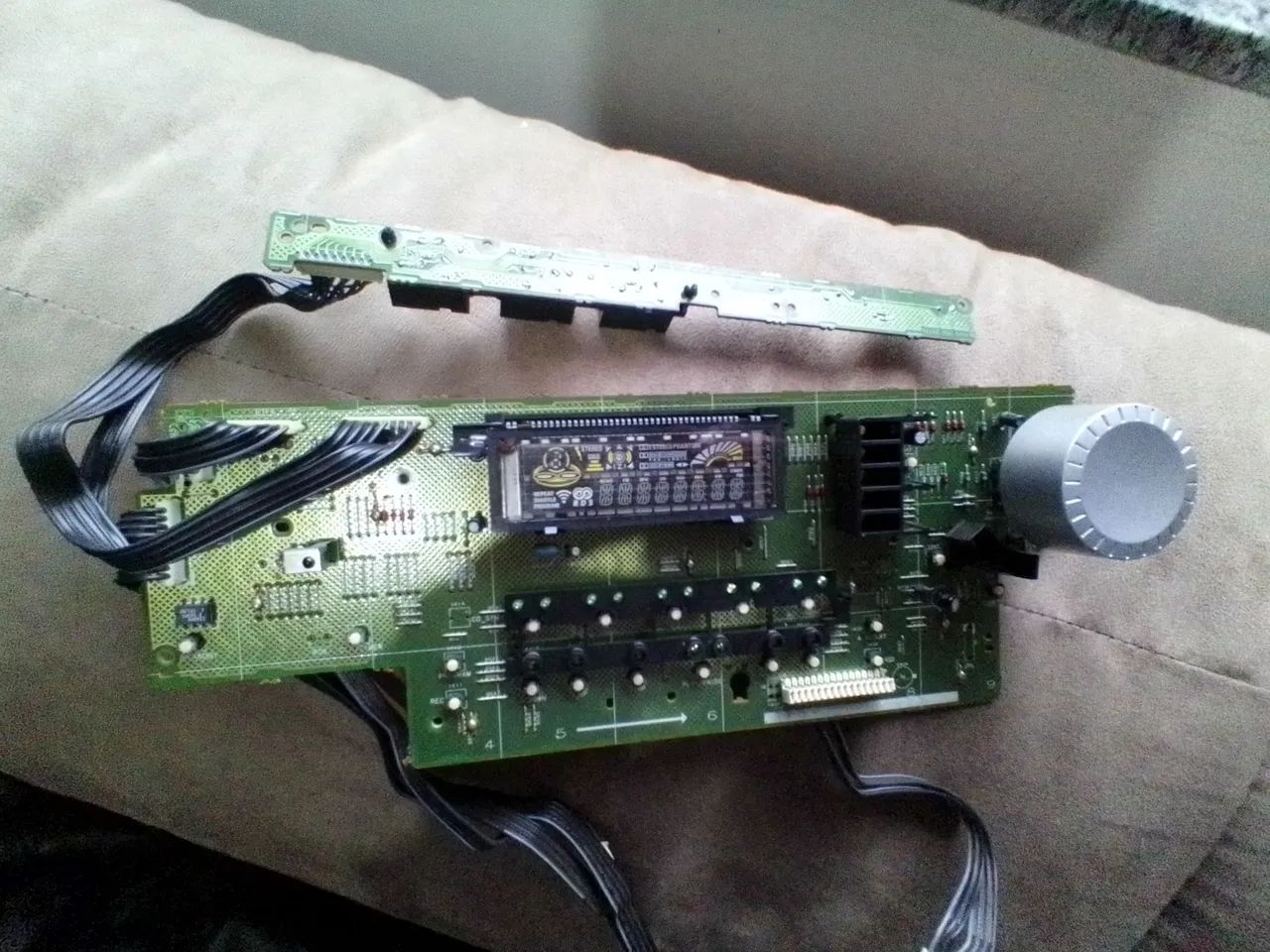 Placa do display mini sistem Philips AS 680C