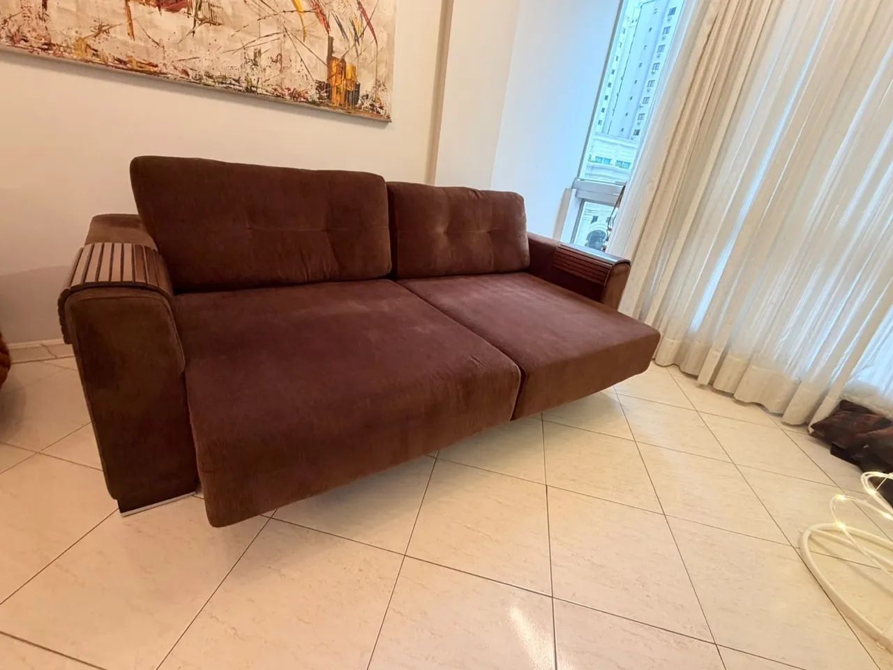 Sofá retratil de 2.20 - Foto 2