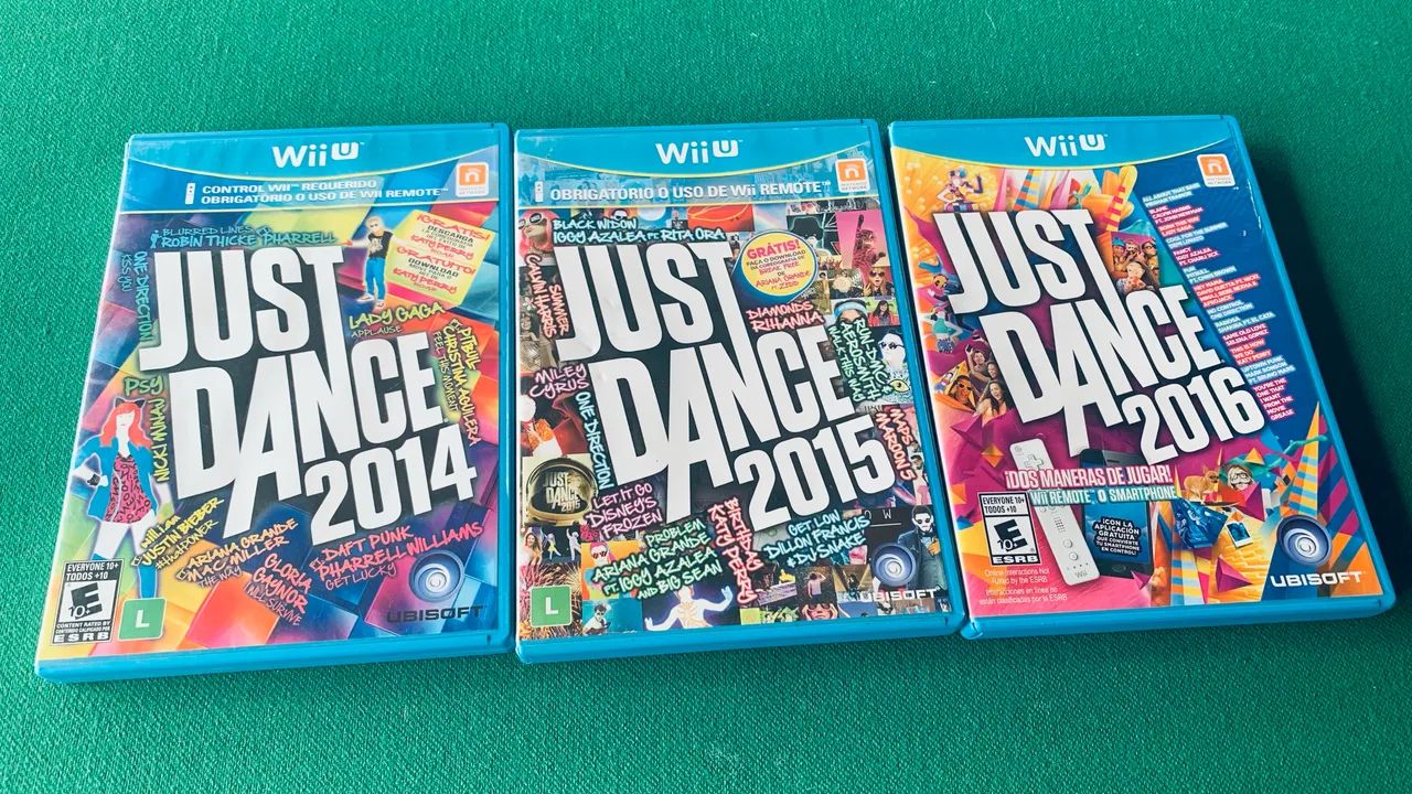 Just Dance 2014, 2015 e 2016 Wii U