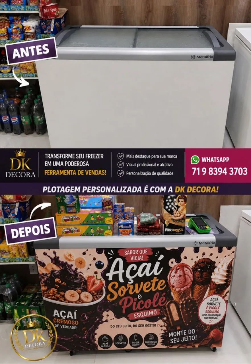 Freezer Plotagem 
