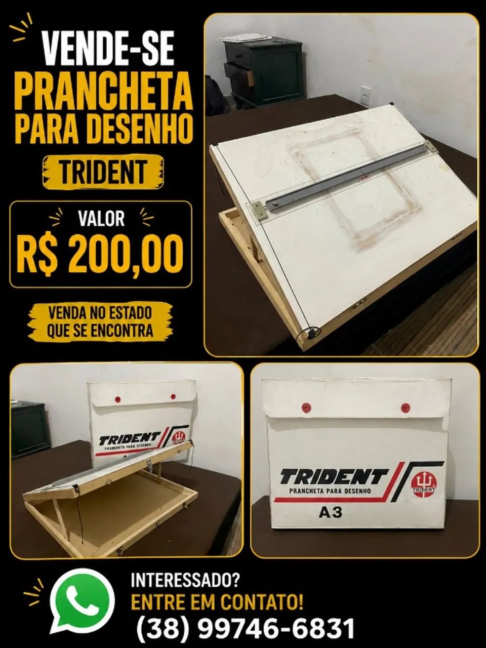 Prancheta de Desenho - Foto 3