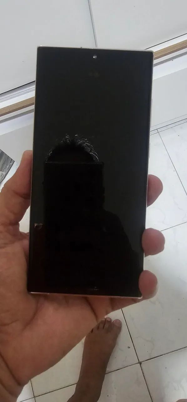 FRONTAL REPOSIÇÃO COM ARO SAMSUNG S23 ULTRA A TELA NÃO É ORIGINAL!! - Foto 2
