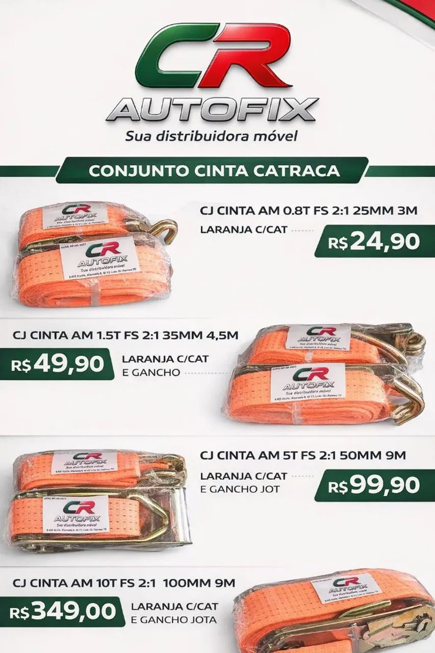 Conjunto cinta catraca Robustec  - Foto 5