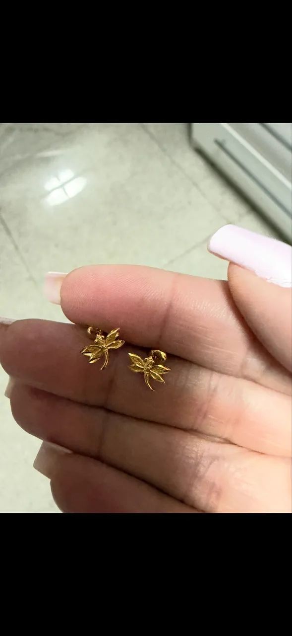 Brinco de ouro 18k
