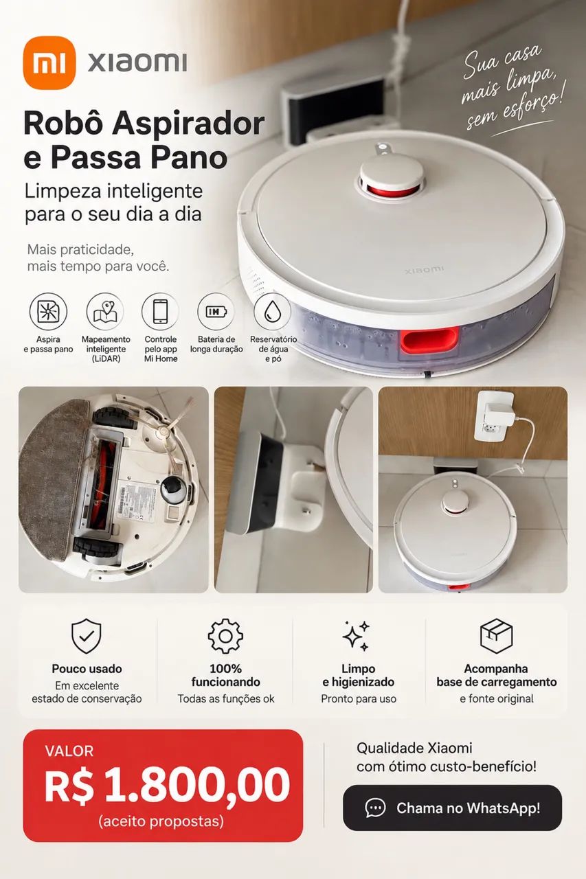 Vendo robô aspirador 