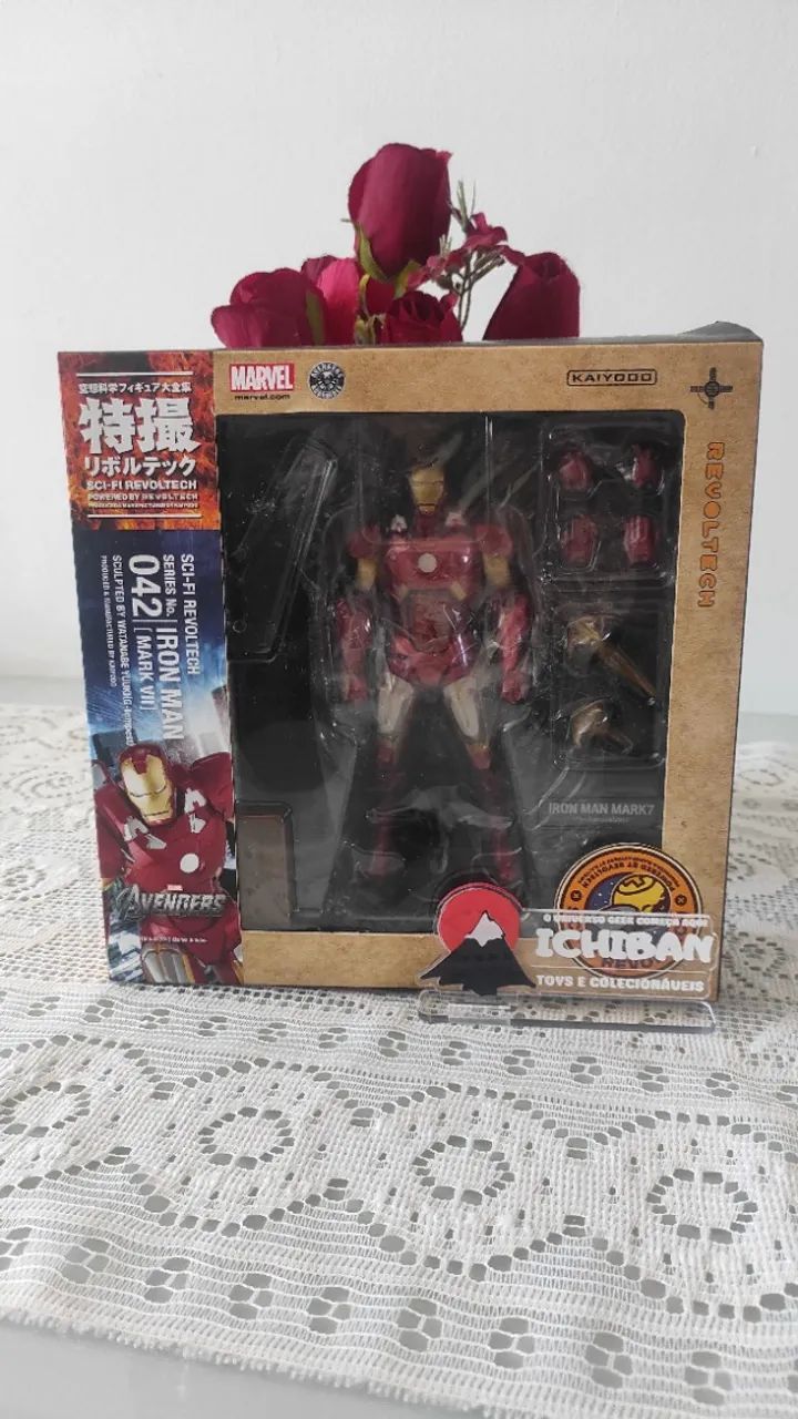 Revoltech Iron Man Mark  7 LEIA O ANUNCIO