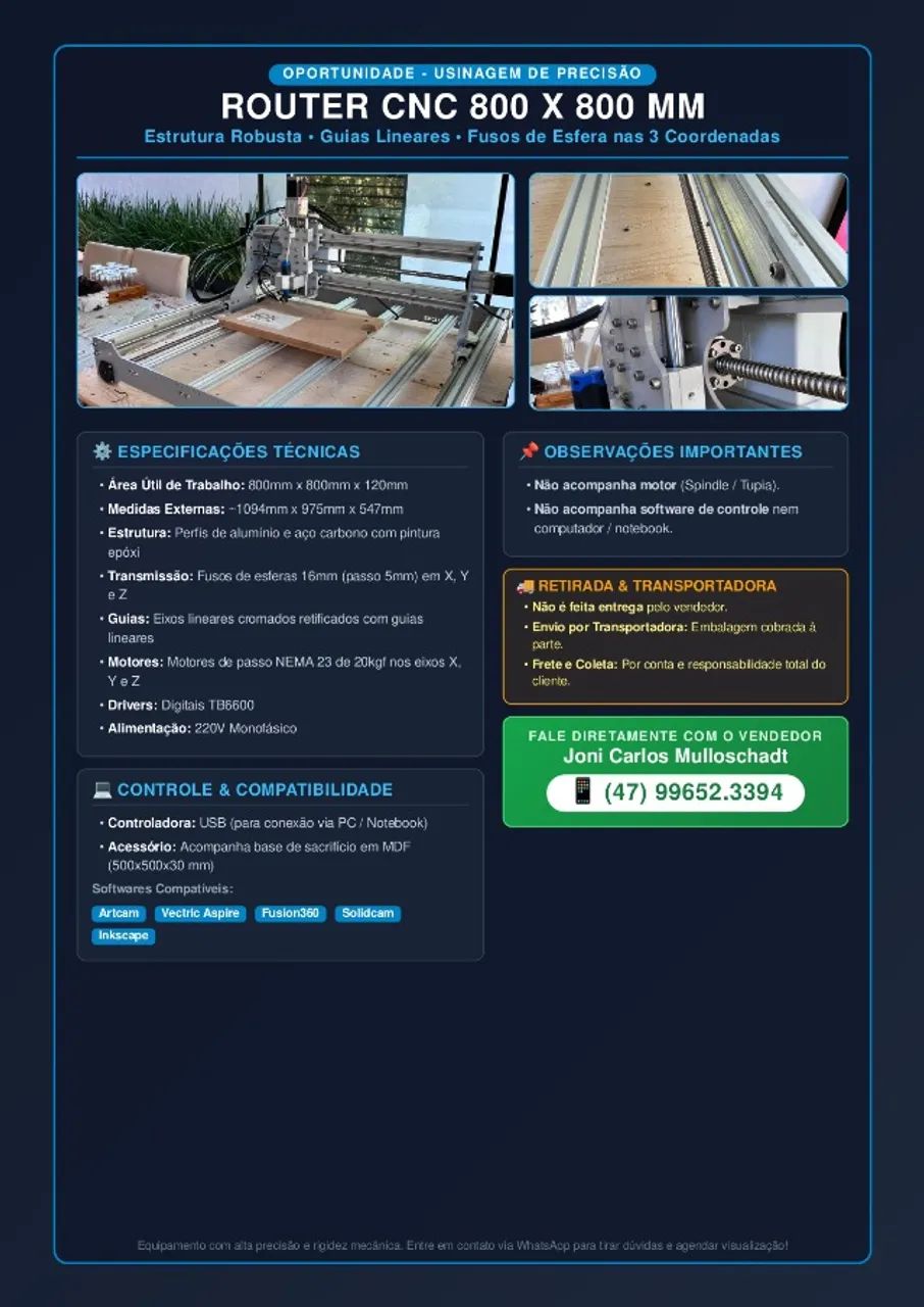 Oportunidade - Router CNC