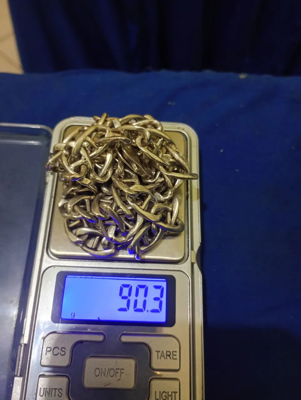 Conjunto de prata maciça 90g - Foto 2