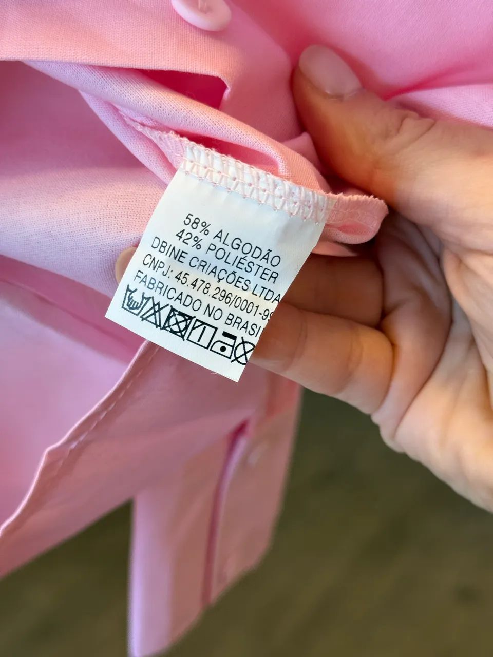 Camisa rosa feminina tamanho M nova - Foto 4