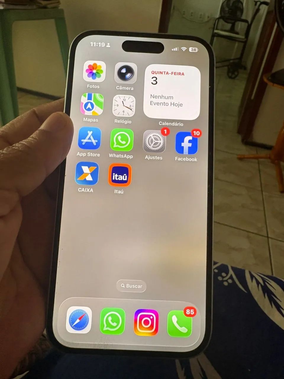 Celular yfhone 15 com 256 gigas - Foto 5