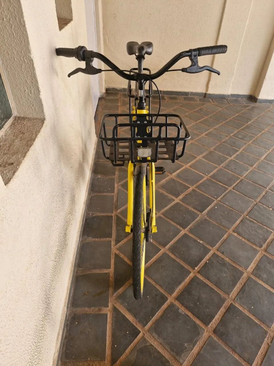 Bicicleta Confort Aro 26 Amarela - (Retrô) - Foto 3