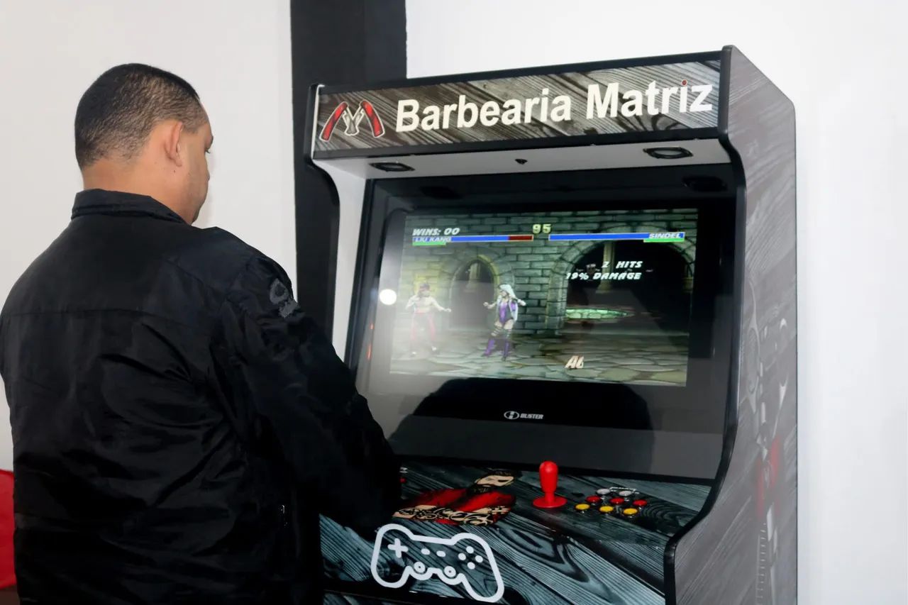 Fliperama para Barbearia 